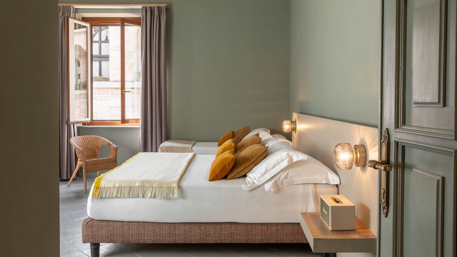 General view of the triple room - Hotel Marisa, BZAR hotels in Rome