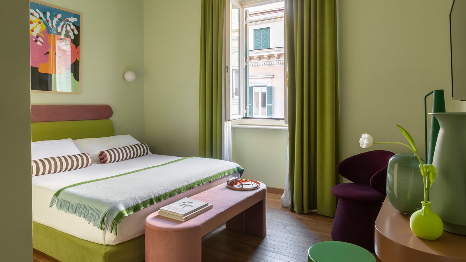 General view of the deluxe room - Hotel Marisa, BZAR hotels in Rome