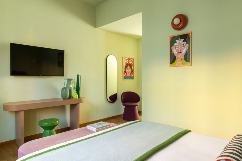 General view of the deluxe room - Hotel Marisa, BZAR hotels in Rome - View 2