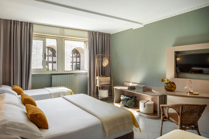 General view of the quadruple room - Hotel Marisa, BZAR hotels in Rome - View 2