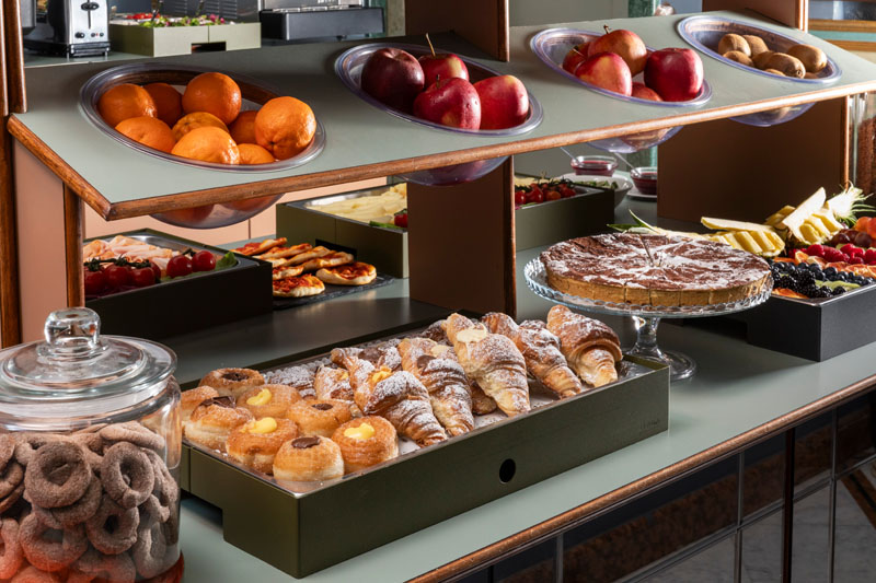 Sweet and fruit breakfast buffet - Hotel Marisa, BZAR hotels in Rome - View 1