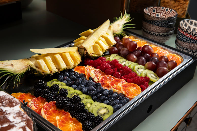 Fruit tray for breakfast - Hotel Marisa, BZAR hotels in Rome